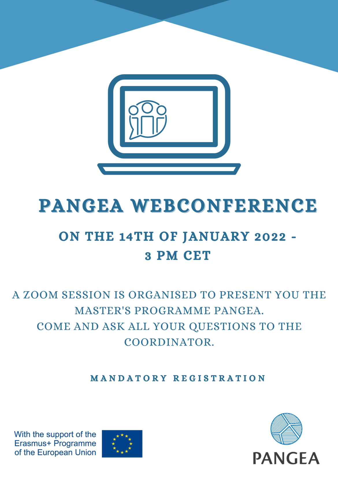Flyer Webconference invitation