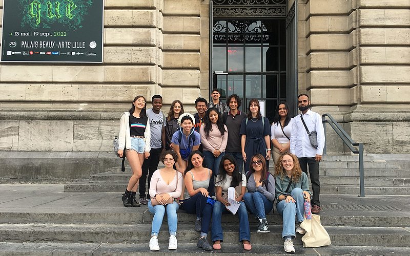 Students from cohort 4 in Lille