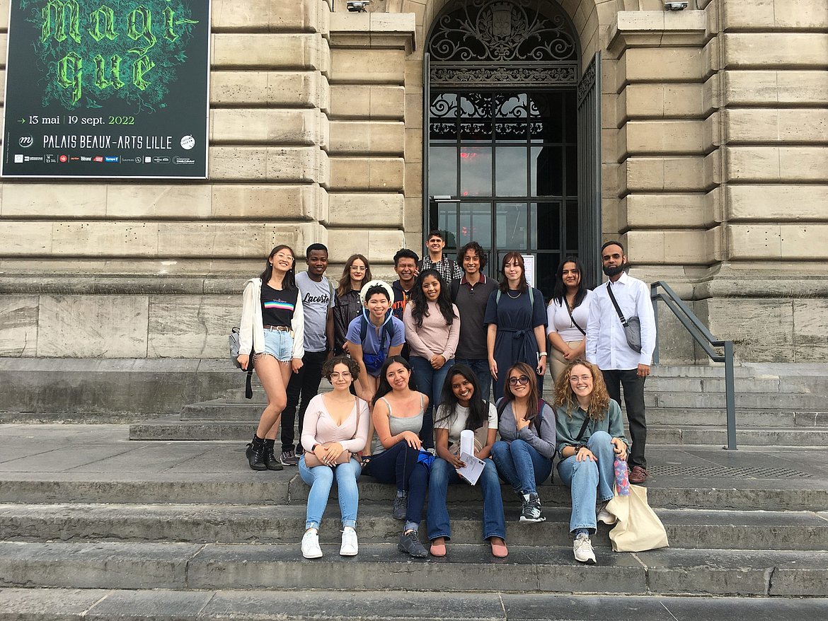 Students from cohort 4 in Lille
