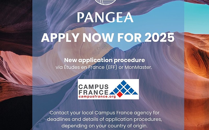 Logo Pangea and Campus France