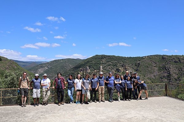 PANGEA Students in Castle of Lastours